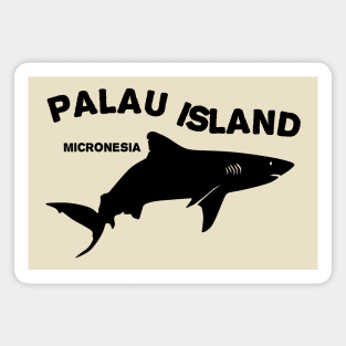Shark Diving at Palau Island - Micronesia Magnet